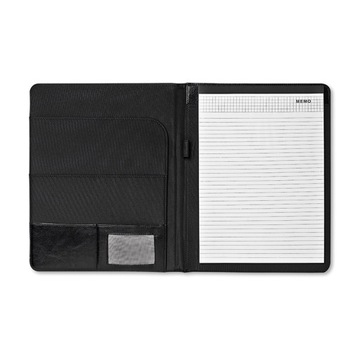 А.Б. Промо-папка А4 из экокожи, блокнот с логотипом, 10 шт.