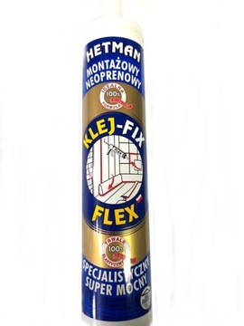Klej montażowy FLEX 310ml. żółty elastyczny ..100