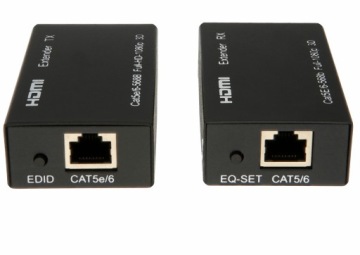 КОНВЕРТЕР-ЭКСТЕНДЕР HDMI в LAN ПО ВИТОЙ ПАРЕ RJ45 60M