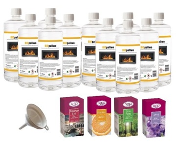 zestaw BIOPALIWO bioetanol 11L + aromaterapia 4 olejki
