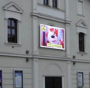 Telebim full kolor, edycja smartfonem, wyświetlacz zewnętrzny PROMOCJA