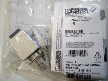 РАЗЪЕМ VS-PPC-C1-RJ45-MNNA-PG9-4Q5 PUSH PULL