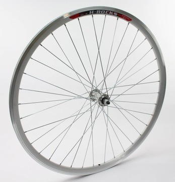 Koło przód D6 srebrne alu 26″ maszynowe, 31953