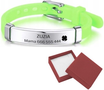 Opaska na rękę Dziecka NAPIS/ALERT Med. /IDENTYFI.