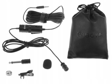 РЕПОРТЕРСКИЙ КЛИП С КОНДЕНСАТОРНЫМ МИКРОФОНОМ BOYA BY-M1