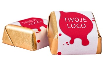 10 szt Czekoladki FOTO reklamowe LOGO