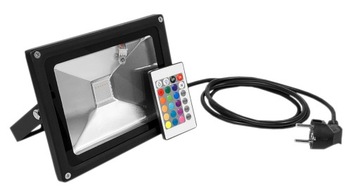 ГАЛОГЕННЫЙ СВЕТОДИОД FLIGHT 20W RGB + ПУЛЬТ ДИСТАНЦИОННОГО УПРАВЛЕНИЯ + кабель 10м