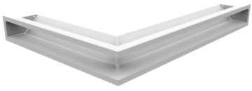 Угловая КАМИННАЯ СЕТКА LUFT 766x547x90 2 ШТ.