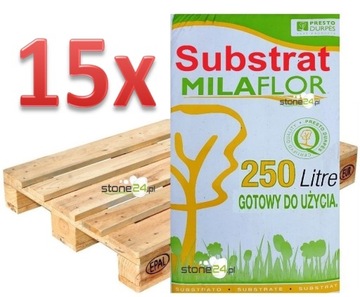 15x Substrat Torfowy 250L Torf odkwaszony Kwasny