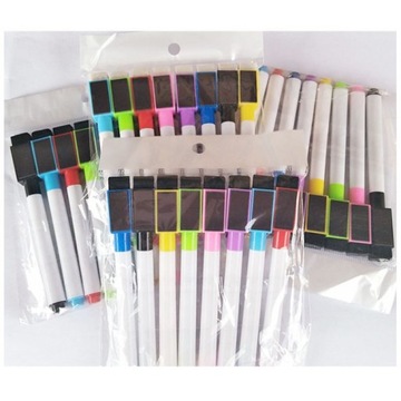 Маркеры сухостираемые с магнитом, 8 шт.