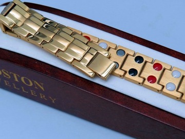 ЗОЛОТОЙ БРАСЛЕТ ЗДОРОВЬЯ МУЖСКОЙ МАГНИТНЫЙ БРАСЛЕТ СИЛЬНЫЙ ОРИГИНАЛ