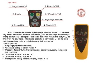 SPIN 205 LAMIGO ЛАЗЕРНЫЙ УРОВЕНЬ + ШТАТИВ + НАШИВКА