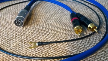 Межблочный кабель проигрывателя SOMMER DIN 5 RCA, массовый кабель