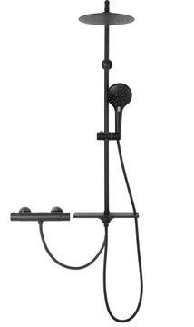 ДУШЕВОЙ НАБОР ТЕРМОСТАТА MIKE ЧЕРНЫЙ REA