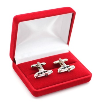 Spinki do mankietów z etui Polonez wóz strażacki