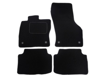 Велюровые коврики VW PASSAT B4 B5 B6 B7 B8 8мм