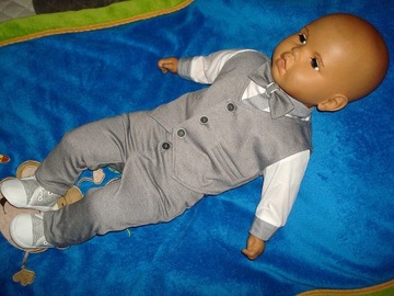 ХЛОПКОВЫЙ ЖИЛЕТ ОДЕЖДА/КРЕЩЕНИЕ/СВАДЬБА/86