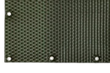 OSŁONA MATA BALKONOWA TECHNORATTAN OCZKOWANA 0,9x3 m + OPASKI ZACISKOWE