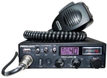 PRESIDENT TAYLOR IV CB RADIO ASC SWR-метр 12/24