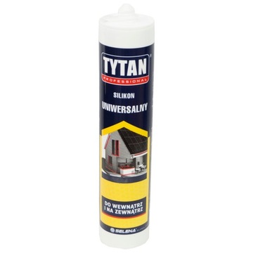 Silikon uniwersalny biały TYTAN 280ml