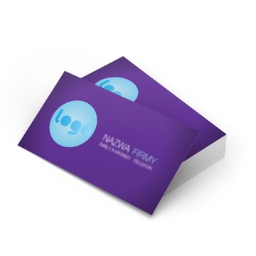 WIZYTÓWKI DWUSTRONNE 100szt 4+4 LUX satyna 350g