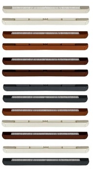 Оконный воздухоотводчик FVent 1250 СВЕТЛО-КОРИЧНЕВЫЙ/БЕЛЫЙ