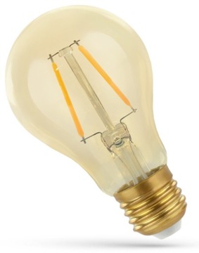 ŻARÓWKA LED ŚWIATŁO CIEPŁE E-27 230V 5W EDISON