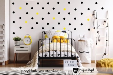 Наклейки в горошек круги в горошек БОЛЬШОЙ НАБОР