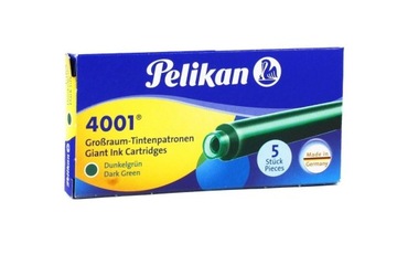 NABOJE DO PIÓR PELIKAN DŁUGIE ZIELONE
