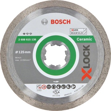 Bosch Tarcza diamentowa 125mm X-LOCK