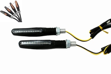 Kierunkowskazy Dynamiczne Elastyczne Slim LED miga