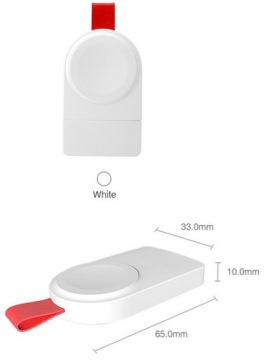 ПОРТАТИВНОЕ USB-ЗАРЯДНОЕ УСТРОЙСТВО APPLE WATCH SERIES 1 2 3 4 5 6 7 SE ЧЕРНЫЙ БРЕЛОК