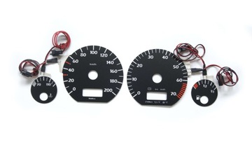 VW Jetta 3 Tarcze licznika INDIGLO Wzór 3 MoMan