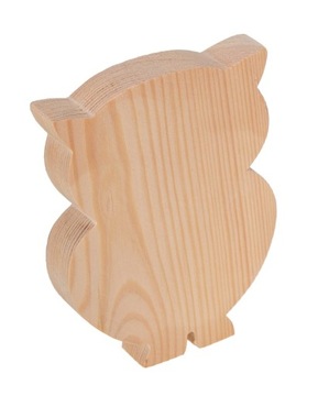 Деревянная сова 13см. ЭКО изделия ручной работы.