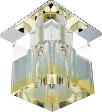 SK-18 CH/YE-P G4 CHROM OPR. STROP. STAŁA KRYSZTAŁ 20W G4 ŻÓŁTY PASEK