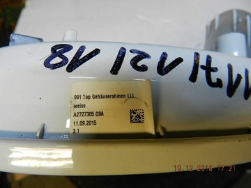 PORSCHE 911 991 FL 15- RÁMEČEK POUZDRO ZRCÁTKO LEVÝ