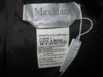 MAX MARA brązowa sukienka ołówkowa r. IT42 (NOWA)