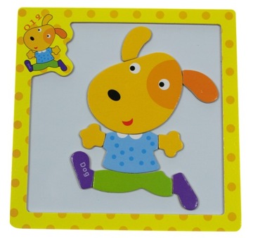 PUZZLE MAGNETYCZNE UKŁADANKA KLOCKI PIESEK
