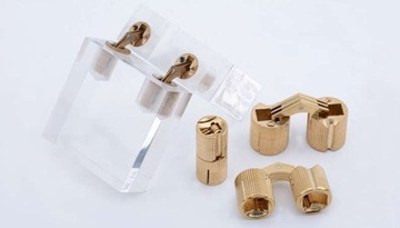 mini zawiasy cylindryczne ukryte 180st 8/21mm