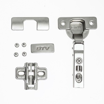 Мебельная петля с плавным закрыванием GTV + направляющая ZM-ECHC09ZEO