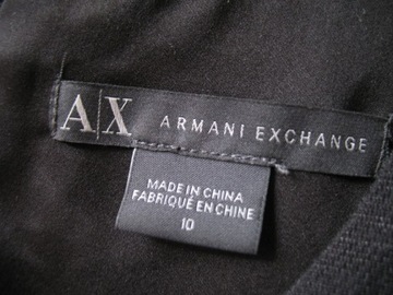 AX ARMANI EXCHACE sukienka z kieszeniami 38