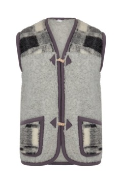 ЖИЛЕТ ТЕПЛЫЙ ШЕРСТЯНОЙ 100% МЕРИНОС, размер L