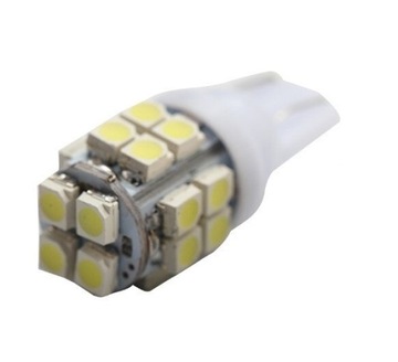 СВЕТОДИОДНАЯ ЛАМПОЧКА 24 SMD 1210 W5W T10 БЕЛАЯ СТОЯНОЧНАЯ ФОНА