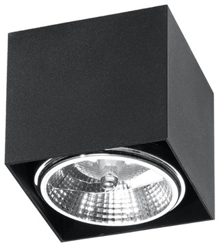 Plafon APULIA Oprawa Czarna Sufit LED Loft MIALUX