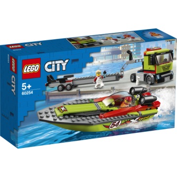 LEGO 60254 CITY Transporter łodzi wyścigowej