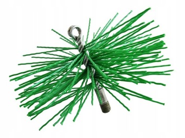 SZCZOTKA KOMINOWA Z PCV OKRĄGŁA FI 150!