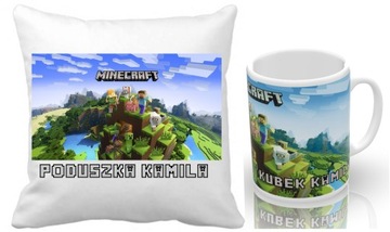 ZESTAW PODUSZKA+KUBEK+IMIĘ MINNE CRAFT