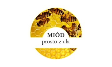 ETYKIETY okrągłe fi 4 cm PROSTO Z ULA 24szt