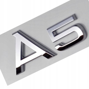 A5 ZNAK ZNAKY AUDI NA ZADNÍ KRYT