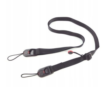 Футляр для ключей с ремешком для фотоаппарата, нейлоновый, черный, легкий